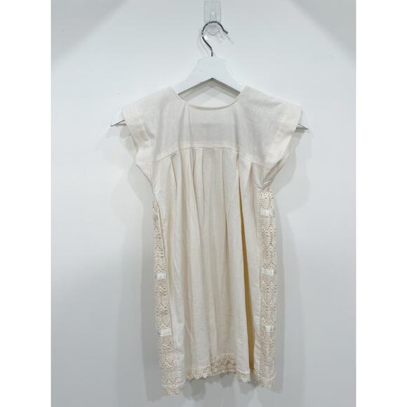 Paloma Girls Lace Dress With Silk Hand Embroidery - Picture 5 of 6